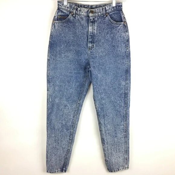 Lee Vintage Jeans Acid Wash‎ High Rise size 14 - Picture 1 of 2